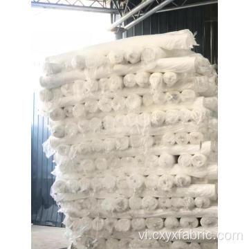 vải polyester màu xám để nhuộm hoặc in